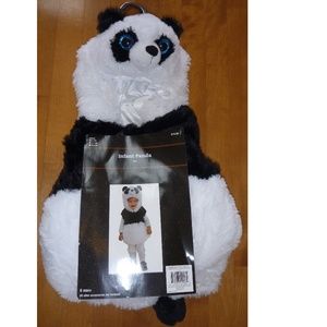 Baby Infant Plush Panda Bear Halloween Costume Size 6/12 12/18 18/24 mo NWT